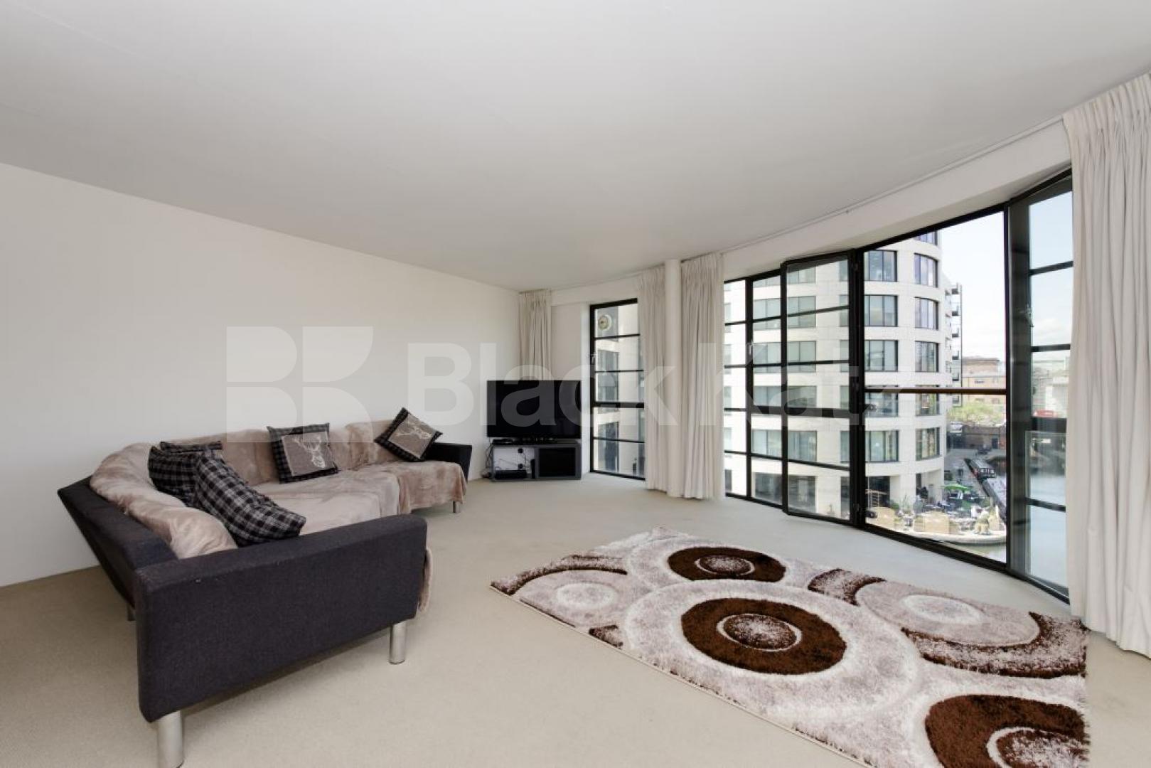 			CANALSIDE 2 BEDROOM APARTMENT, 2 Bedroom, 1 bath, 1 reception Apartment			 Ice Wharf, Kings Cross